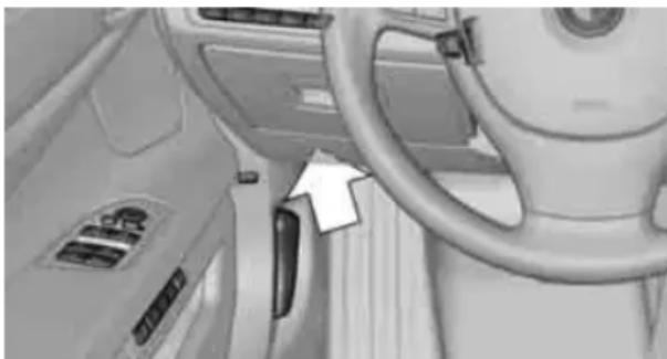 BMW 750i Sedan (2009) - Socket for OBD Onboard Diagnostics - 1