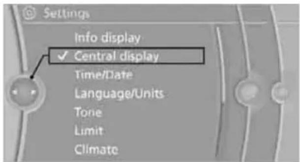 BMW 750i Sedan (2009) - Display on the Control Display - 1