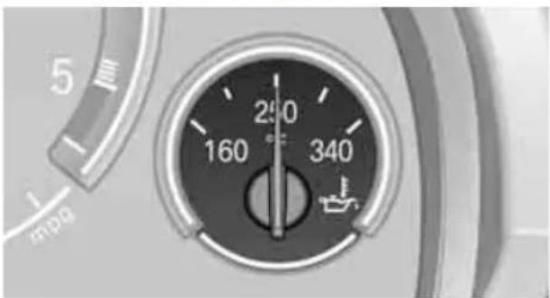 BMW 750i Sedan (2009) - Engine oil temperature - 1