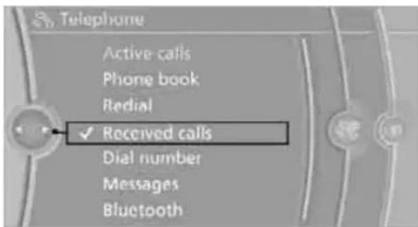 BMW 750i Sedan (2009) - Displaying calls - 1
