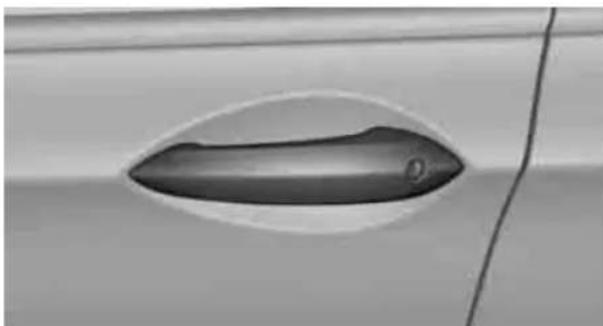 BMW 750i Sedan (2009) - Using the door lock - 1