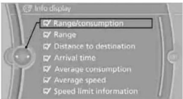 BMW 750i Sedan (2009) - Displaying the current fuel consumption - 1