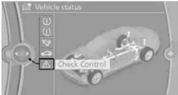 BMW 750i Sedan (2009) - Displaying stored Check Control messages - 1