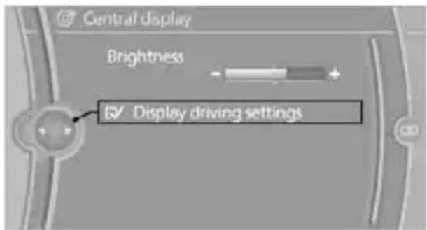 BMW 750i Sedan (2009) - Display on the Control Display - 2