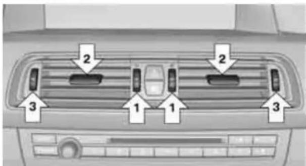BMW 750i Sedan (2009) - Ventilation - 1