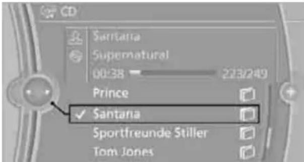 BMW 750i Sedan (2009) - CDs with compressed audio files - 3