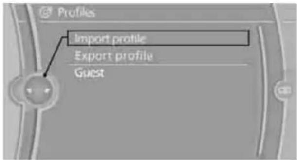 BMW 750i Sedan (2009) - Importing profiles - 1