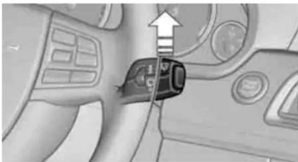 BMW 750i Sedan (2009) - Wiper on/off and brief wipe - 1