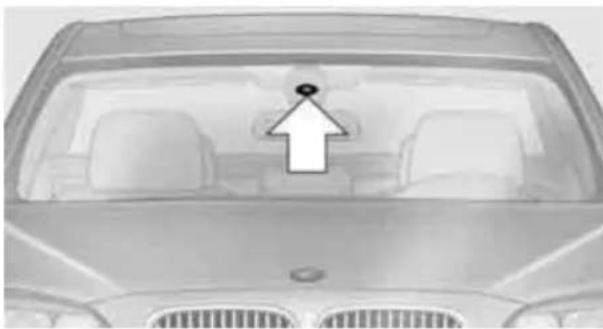 BMW 750i Sedan (2009) - Sensor view field - 1