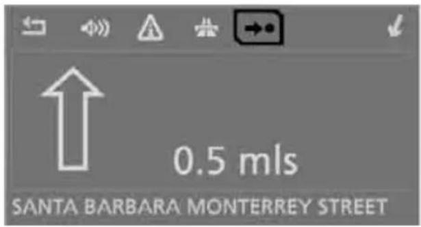 BMW 535i Sedan (2008) - In arrow or map display - 1