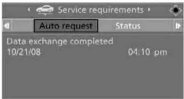 BMW 535i Sedan (2008) - Automatic service notification\* - 3