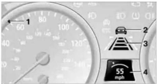 BMW 535i Sedan (2008) - Displays in instrument cluster - 1