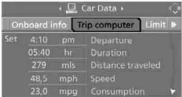 BMW 535i Sedan (2008) - Trip computer\* - 1