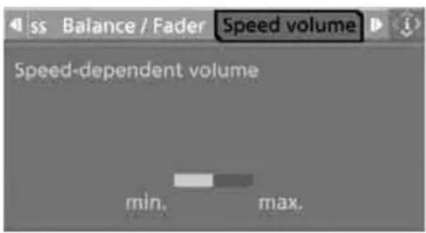 BMW 535i Sedan (2008) - Speed-dependent volume control - 1