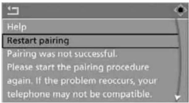 BMW 535i Sedan (2008) - Check if pairing is unsuccessful - 1