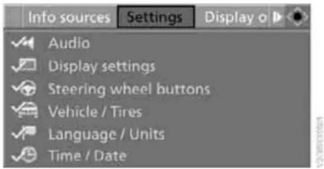 BMW 535i Sedan (2008) - Preparation via iDrive - 2