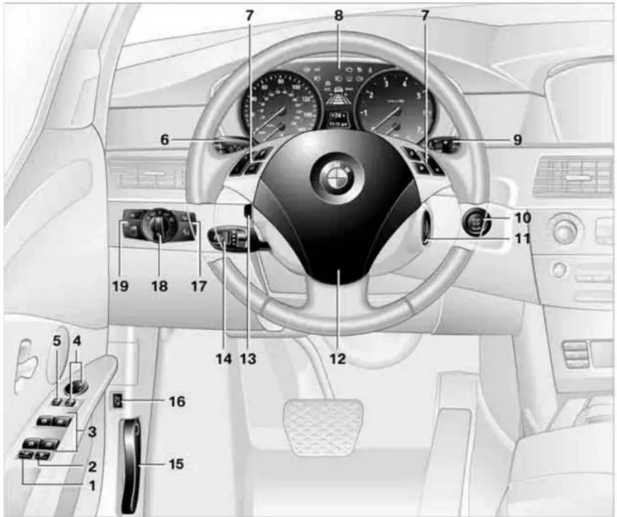 BMW 535i Sedan (2008) - Cockpit - 1