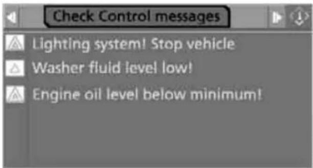 BMW 535i Sedan (2008) - Indication of malfunction urgency - 1