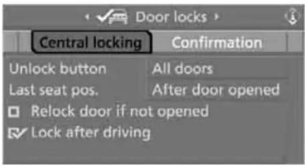 BMW 535i Sedan (2008) - Automatic locking - 1