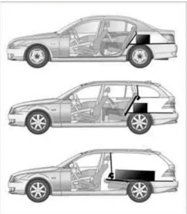 BMW 535i Sedan (2008) - Stowing cargo - 1