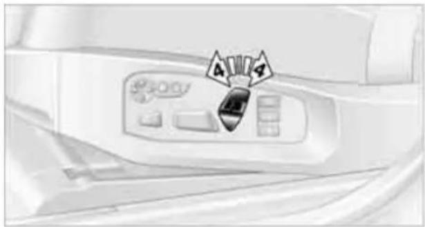 BMW 535i Sedan (2008) - Adjusting seat - 3