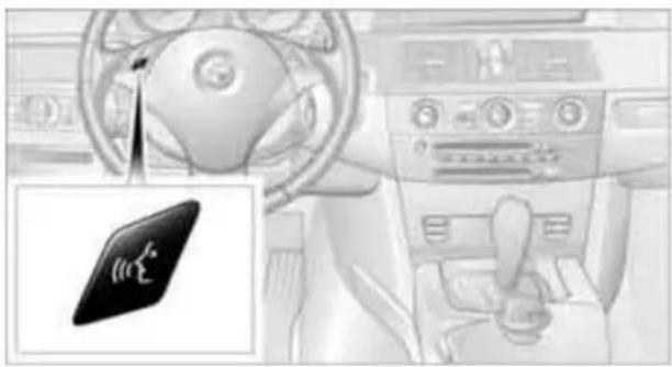 BMW 535i Sedan (2008) - Activating voice command system - 1