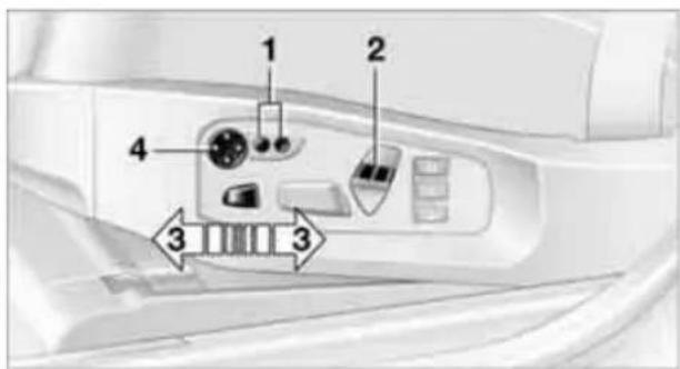 BMW 535i Sedan (2008) - Adjusting comfort seat\* - 1