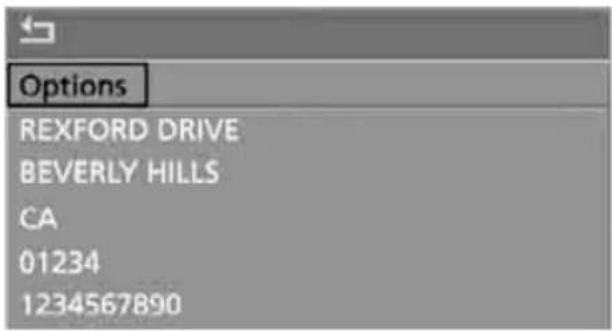 BMW 535i Sedan (2008) - Dialing a phone number or transferring an address for destination guidance - 1