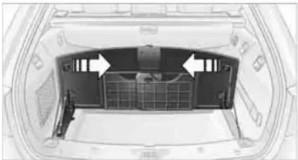 BMW 535i Sedan (2008) - Sports Wagon: removing and installing floor panel flap of storage area package - 1