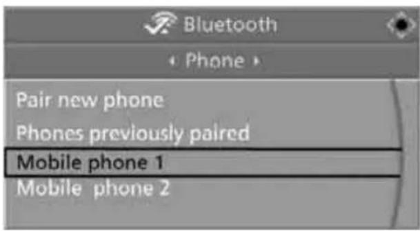 BMW 535i Sedan (2008) - Unpairing mobile phone from vehicle - 1