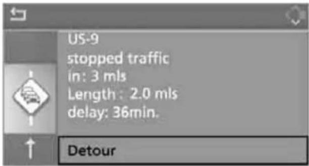 BMW 535i Sedan (2008) - Displaying traffic obstructions - 1
