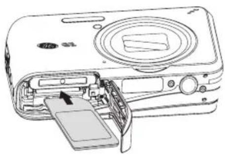 GE J1455 - Insert the Battery and SD/SDHC Card (Not included) (J Series) - 5