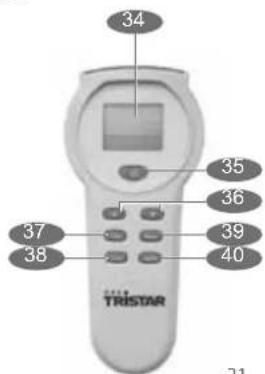 TRISTAR AC-5498 - TÉLÉCOMMANDE - 2