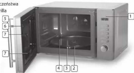 TRISTAR MW-2705 - OPIS CZEŚCI - 2