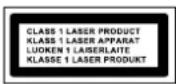 AudioSonic CD-1586 - etichetta "cLaSS 1 LaSer ProDuct" (ProDotto LaSer Di cLaSSe 1) - 1