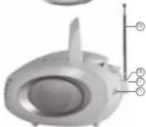 Technical diagram of a mechanical component with numbered parts labeled 5, 6, and 7