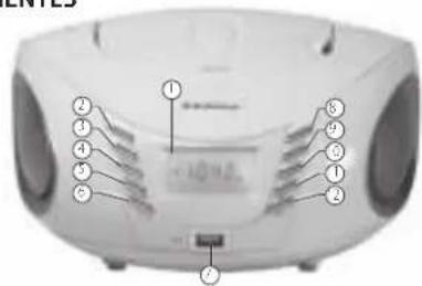 AudioSonic CD-1594 - Vista posterior - 1