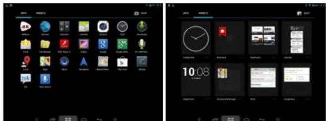AudioSonic TL-3497 - Applikationer och Widgets: - 1