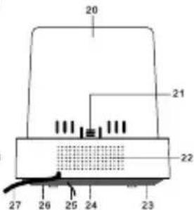 AudioSonic CL-505 - Vue du dessus/intérieure/arrière - 3