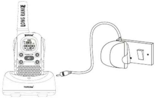 TRISTAR RC-6404 - Carregamento das pilhas - 1