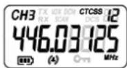 TRISTAR RC-6406 - Accensione/spegnimento della radio PMR - 1