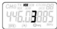 TRISTAR RC-6406 - El modo VOX se cancela al pulsar el botón PTT ⑫ - 1