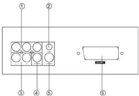 SALORA DVD314M - Rear panel - 1