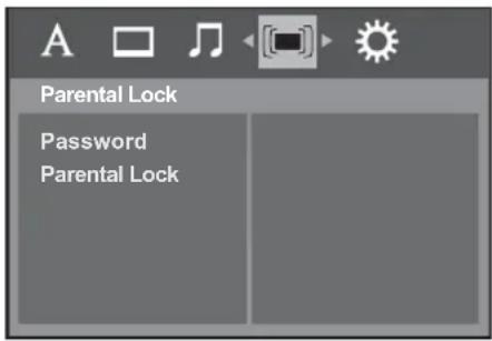 TOSHIBA SD4015 - Using the Parental Lock setup menu - 1