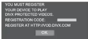 TOSHIBA SD4015 - DivX® Registration - 1