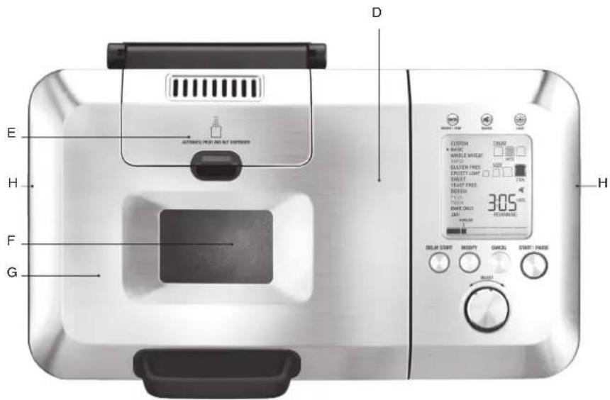 BREVILLE The Custom Loaf BBM800 - Composants - 2