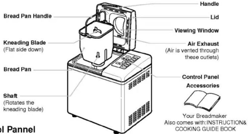 GOLDSTAR HB-202CE - BREAD MACHINE INTRODUCTION - 1
