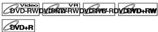 Video DVD-RWD VR DVD-RWD VCDRW-RD VCDWD+RW DVD+R