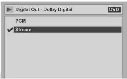 JVC DR-MV2 - Dolby Digital conversion (Default: Stream) - 1