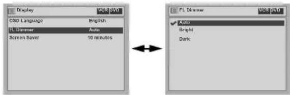 JVC DR-MV2 - FL Dimmer (Default: Auto) - 1